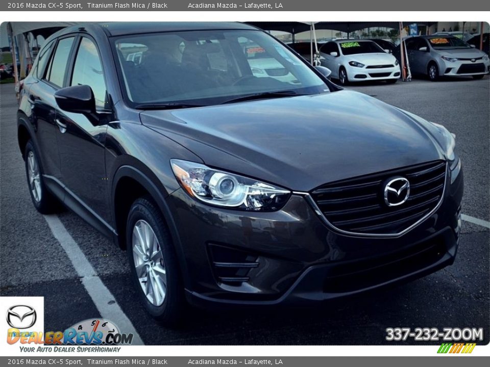 2016 Mazda CX-5 Sport Titanium Flash Mica / Black Photo #8