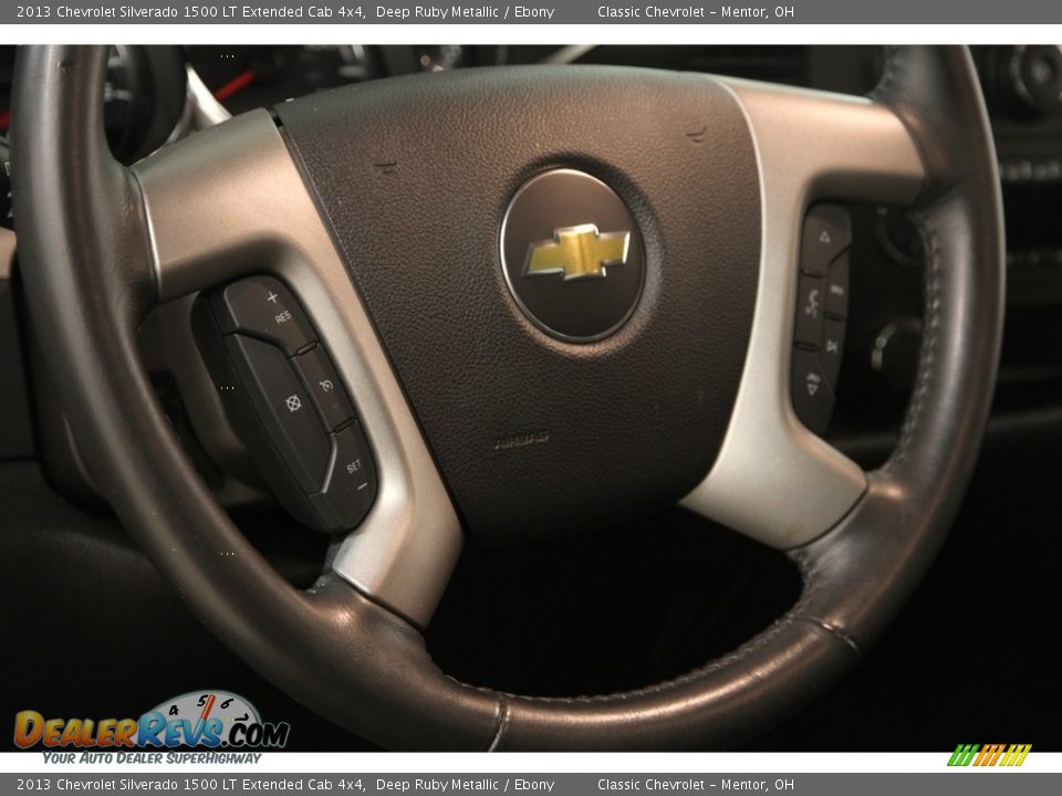 2013 Chevrolet Silverado 1500 LT Extended Cab 4x4 Deep Ruby Metallic / Ebony Photo #6
