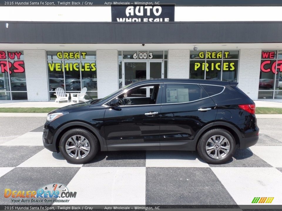 2016 Hyundai Santa Fe Sport Twilight Black / Gray Photo #1