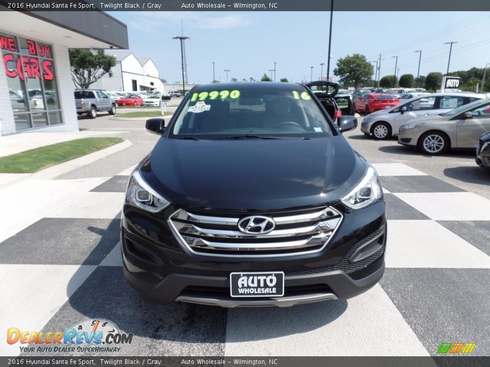 2016 Hyundai Santa Fe Sport Twilight Black / Gray Photo #2