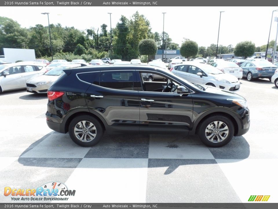 2016 Hyundai Santa Fe Sport Twilight Black / Gray Photo #3