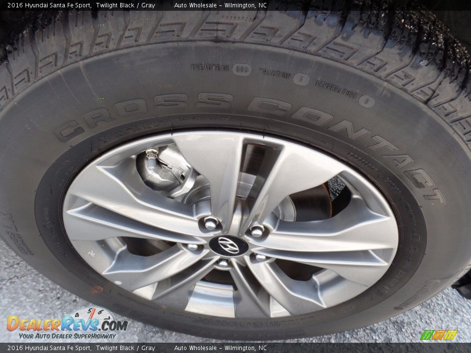 2016 Hyundai Santa Fe Sport Twilight Black / Gray Photo #7