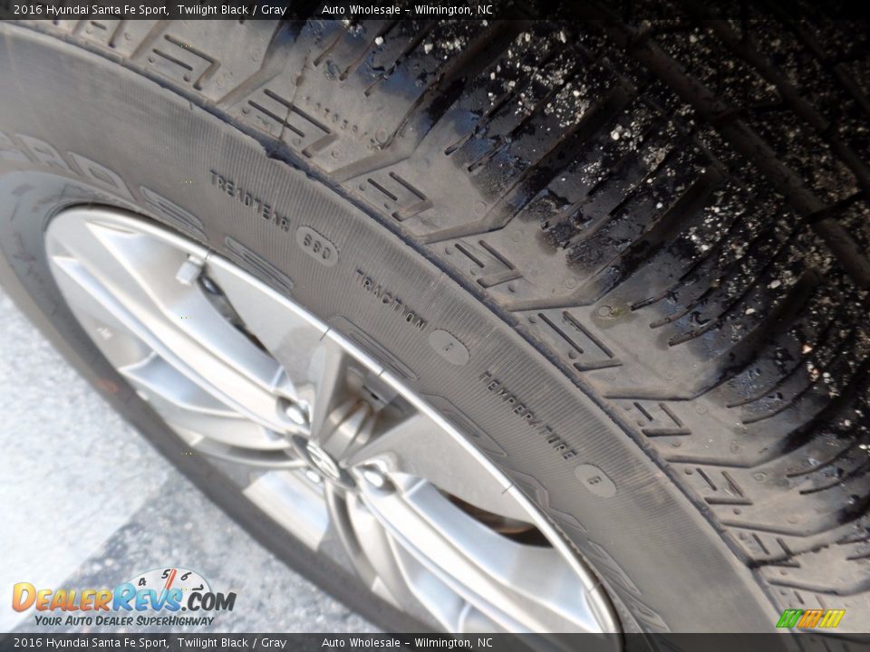 2016 Hyundai Santa Fe Sport Twilight Black / Gray Photo #8