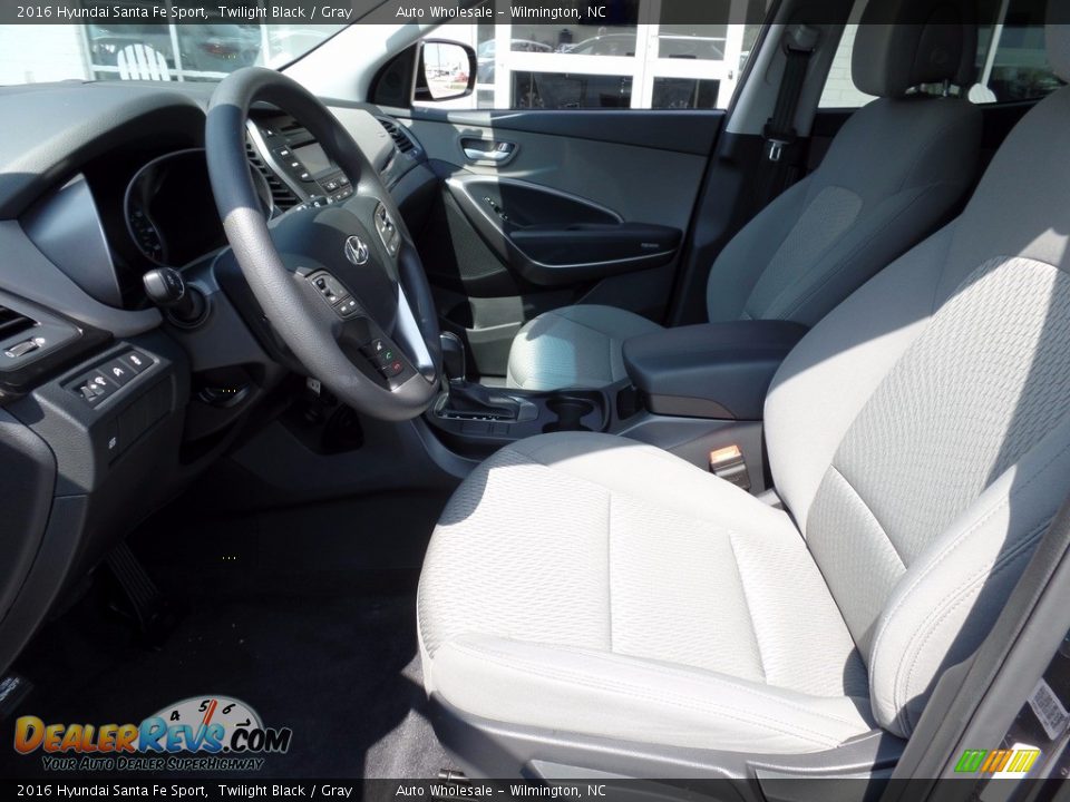 2016 Hyundai Santa Fe Sport Twilight Black / Gray Photo #11