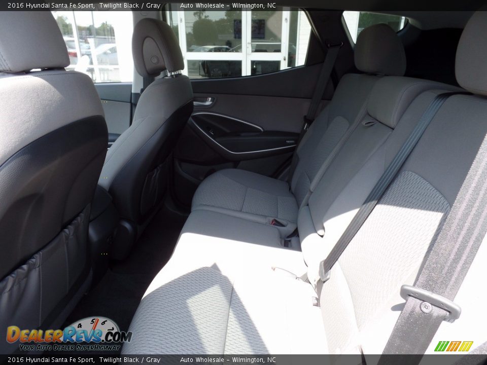 2016 Hyundai Santa Fe Sport Twilight Black / Gray Photo #12
