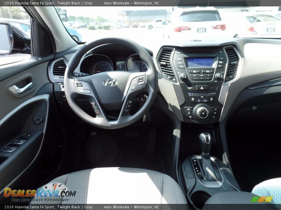 2016 Hyundai Santa Fe Sport Twilight Black / Gray Photo #15
