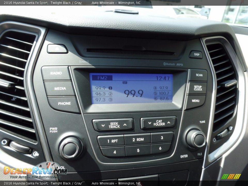 2016 Hyundai Santa Fe Sport Twilight Black / Gray Photo #17