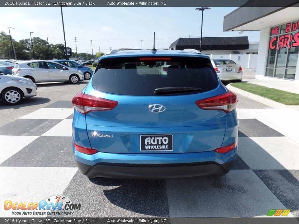 2016 Hyundai Tucson SE Caribbean Blue / Black Photo #4