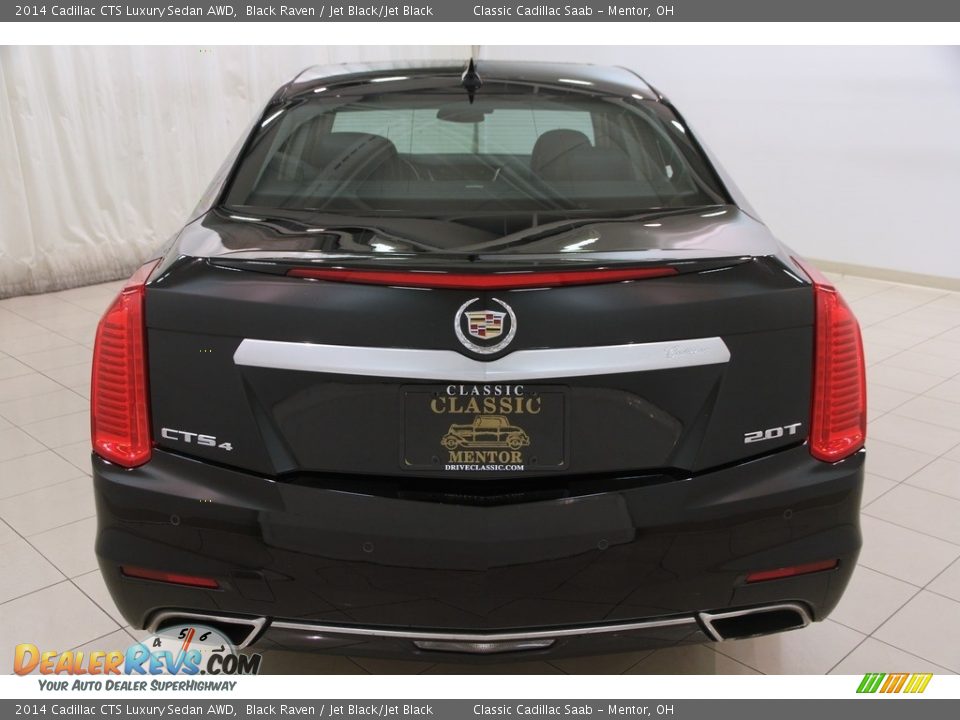 2014 Cadillac CTS Luxury Sedan AWD Black Raven / Jet Black/Jet Black Photo #17