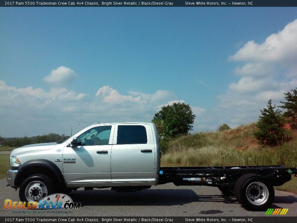 Bright Silver Metallic 2017 Ram 5500 Tradesman Crew Cab 4x4 Chassis Photo #1