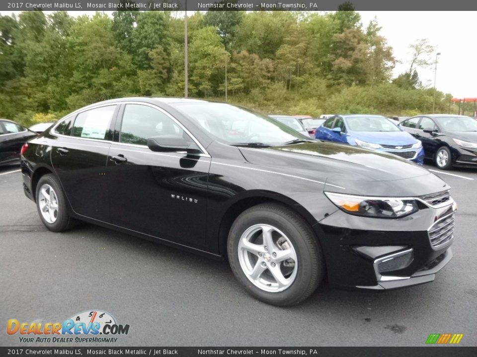 2017 Chevrolet Malibu LS Mosaic Black Metallic / Jet Black Photo #3