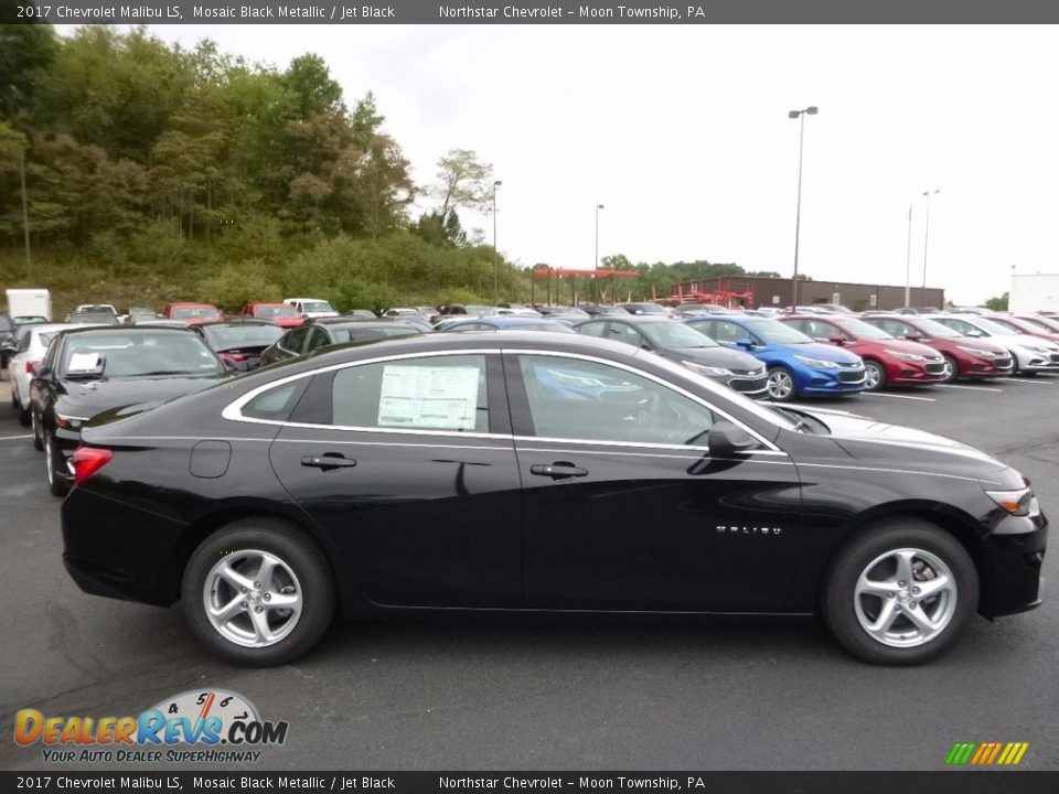 2017 Chevrolet Malibu LS Mosaic Black Metallic / Jet Black Photo #4