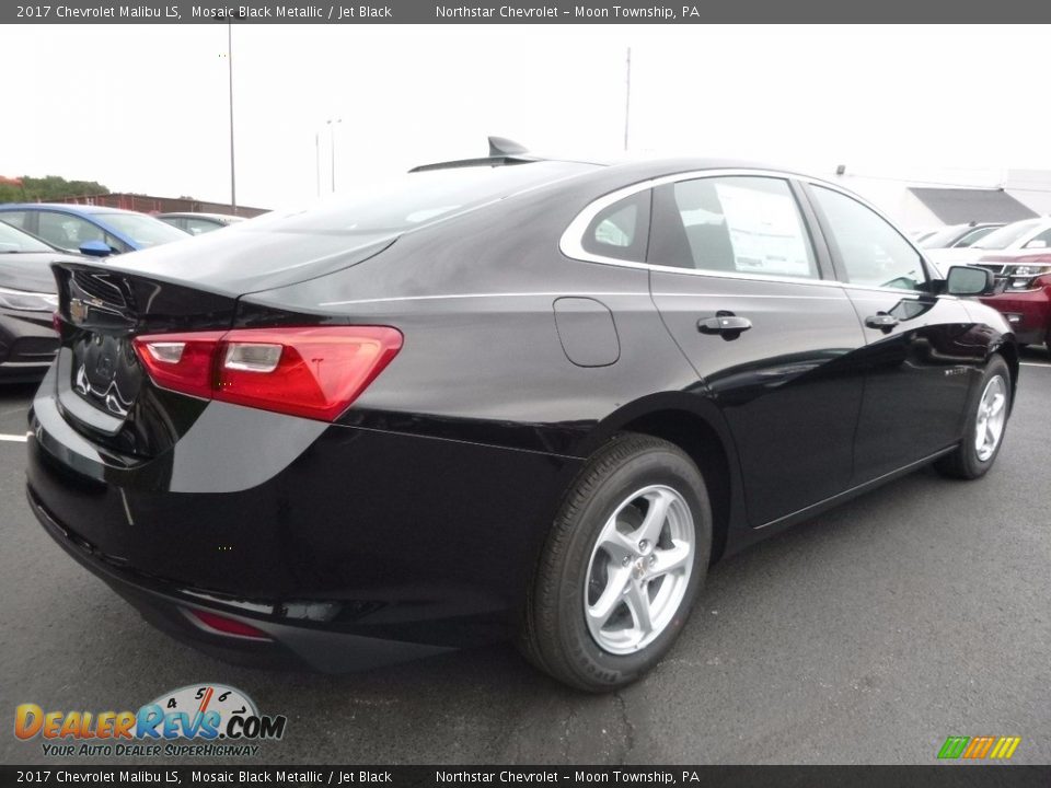 2017 Chevrolet Malibu LS Mosaic Black Metallic / Jet Black Photo #6