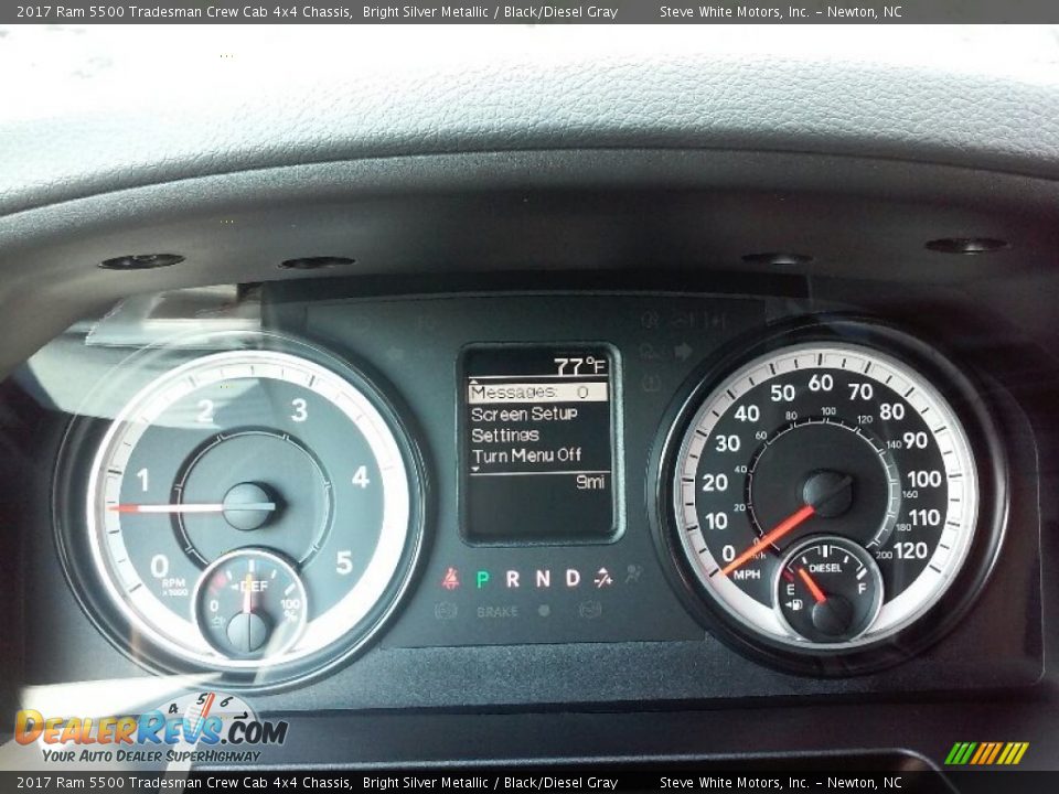 2017 Ram 5500 Tradesman Crew Cab 4x4 Chassis Gauges Photo #16