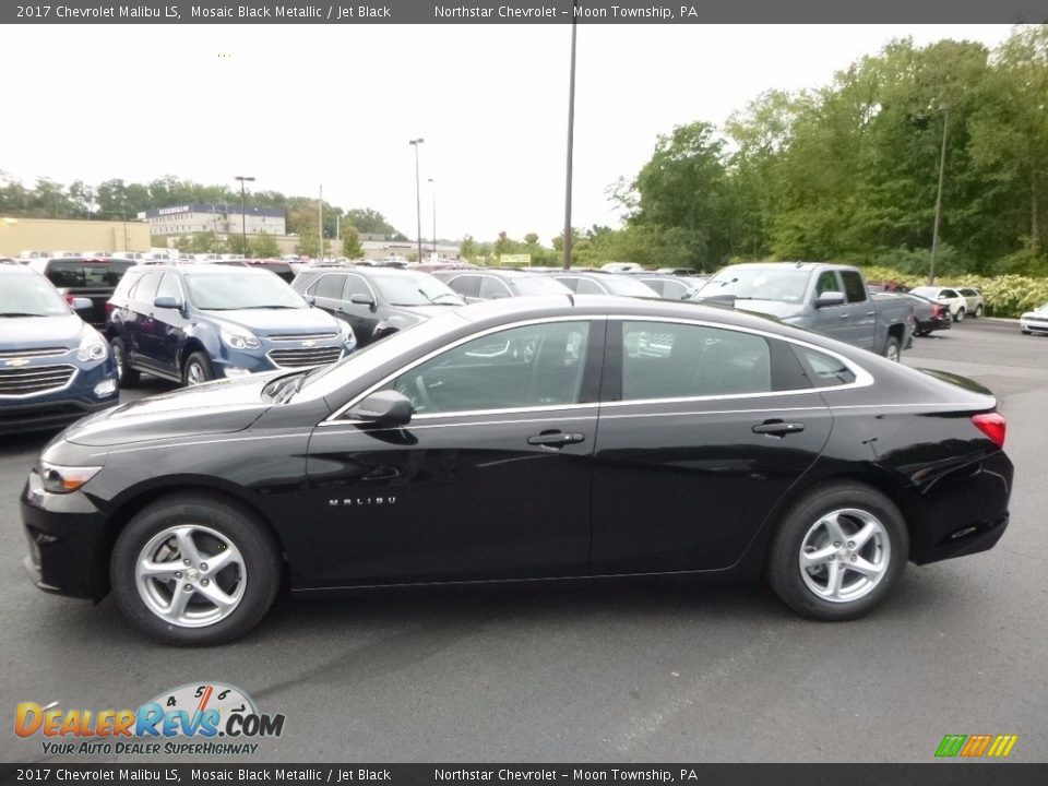 2017 Chevrolet Malibu LS Mosaic Black Metallic / Jet Black Photo #9