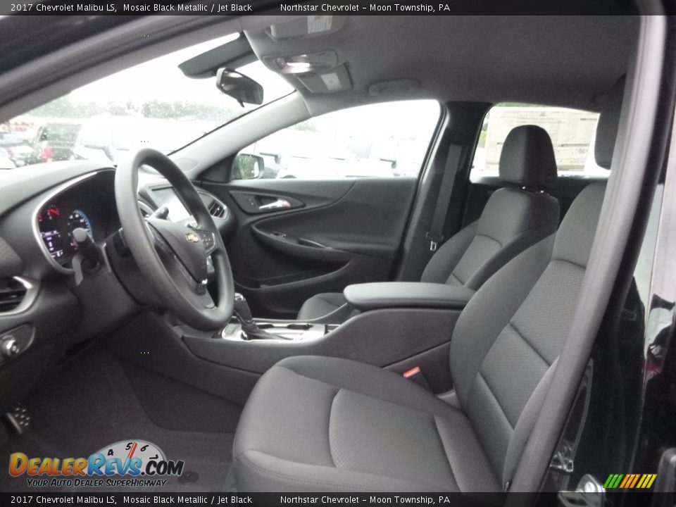 2017 Chevrolet Malibu LS Mosaic Black Metallic / Jet Black Photo #11