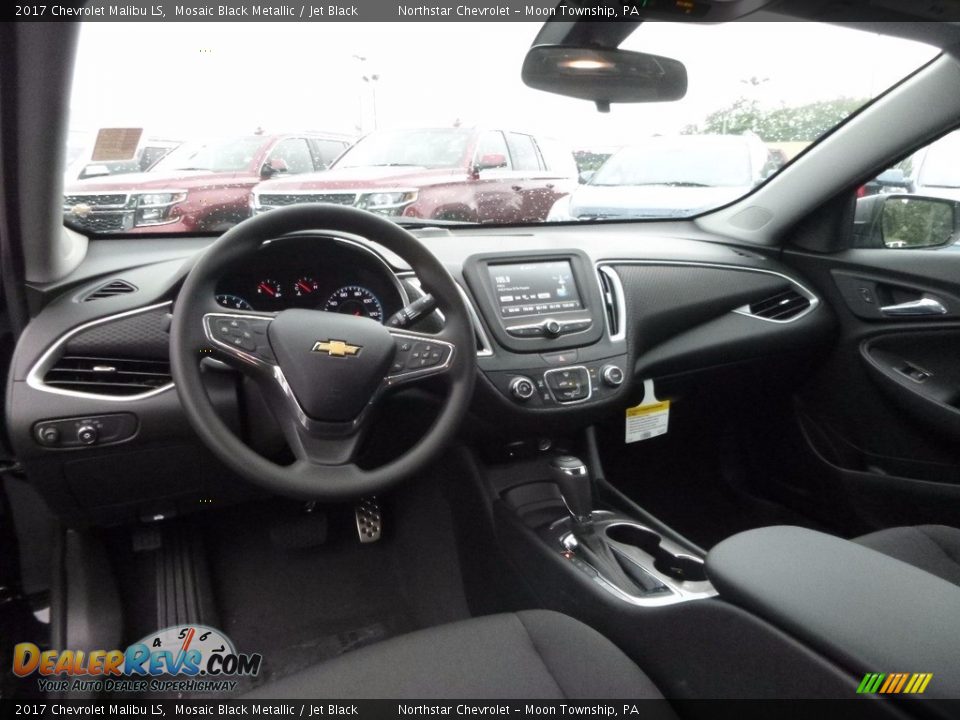 2017 Chevrolet Malibu LS Mosaic Black Metallic / Jet Black Photo #13