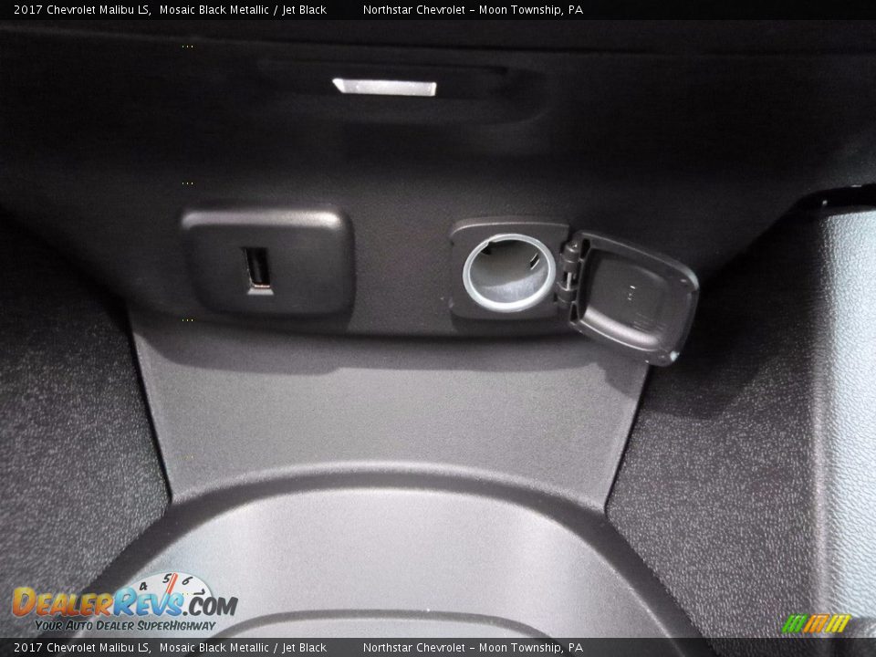 2017 Chevrolet Malibu LS Mosaic Black Metallic / Jet Black Photo #17