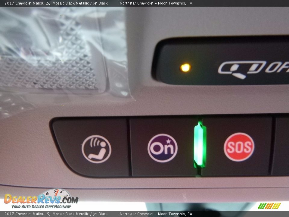 2017 Chevrolet Malibu LS Mosaic Black Metallic / Jet Black Photo #19
