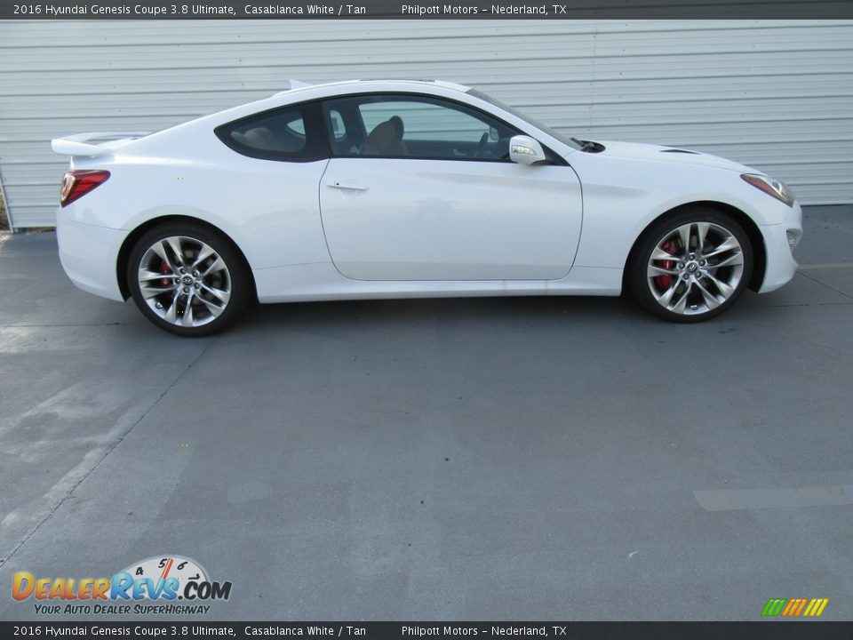 Casablanca White 2016 Hyundai Genesis Coupe 3.8 Ultimate Photo #3