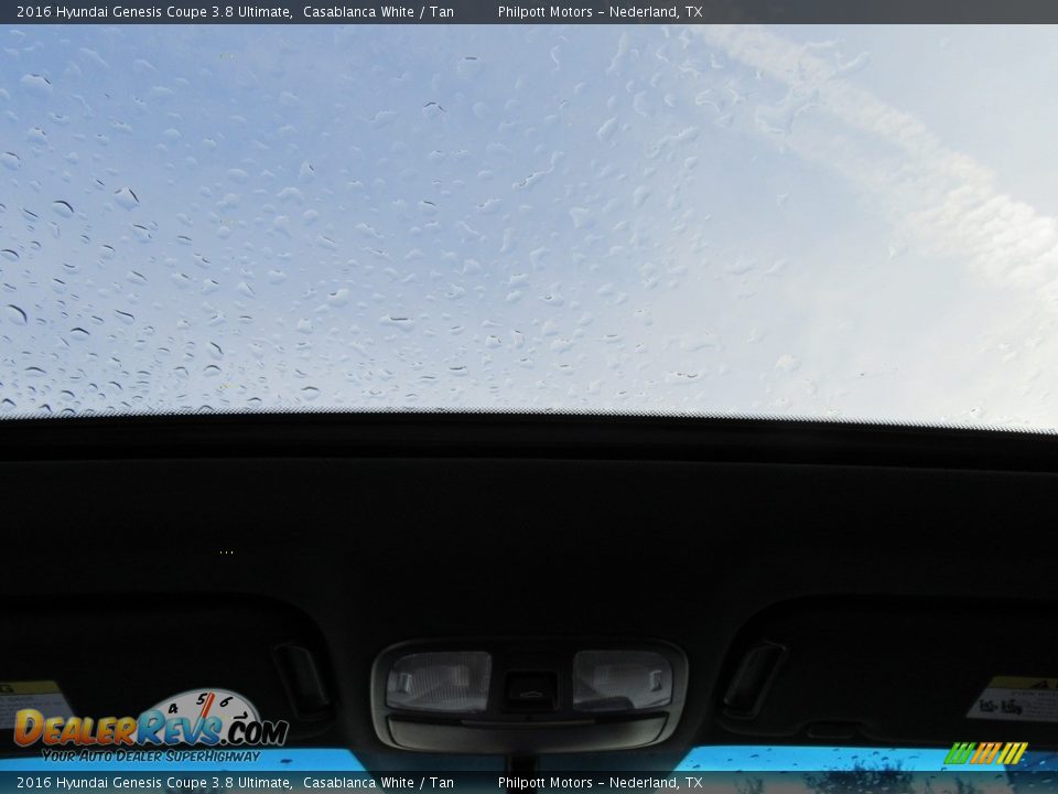 2016 Hyundai Genesis Coupe 3.8 Ultimate Casablanca White / Tan Photo #23