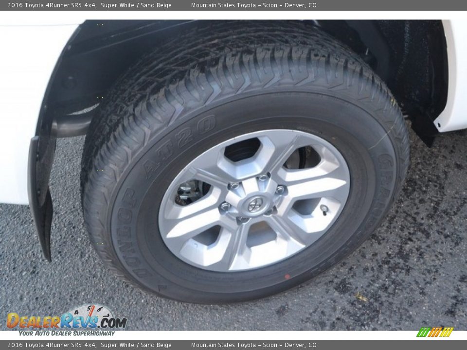 2016 Toyota 4Runner SR5 4x4 Super White / Sand Beige Photo #9