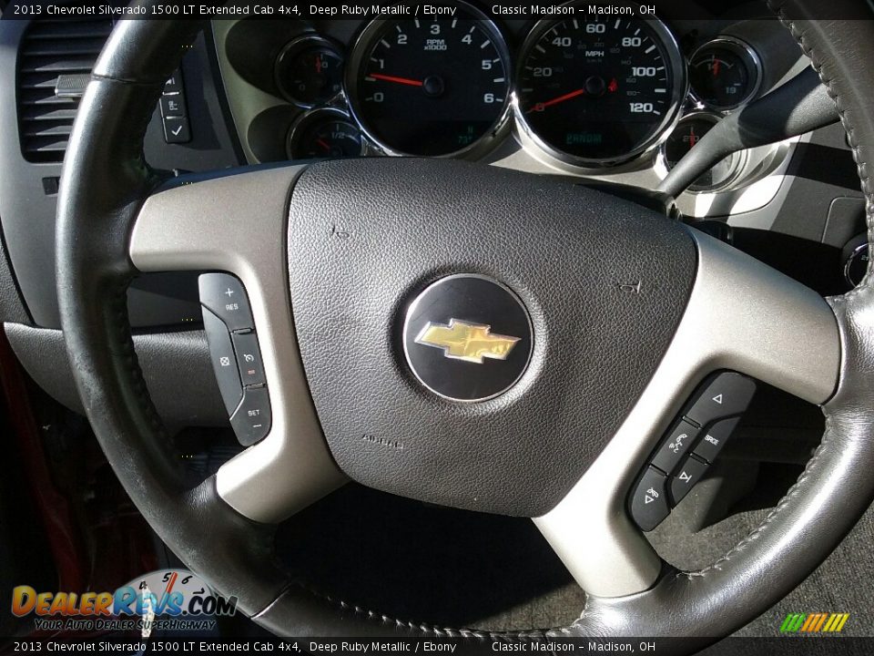2013 Chevrolet Silverado 1500 LT Extended Cab 4x4 Deep Ruby Metallic / Ebony Photo #9
