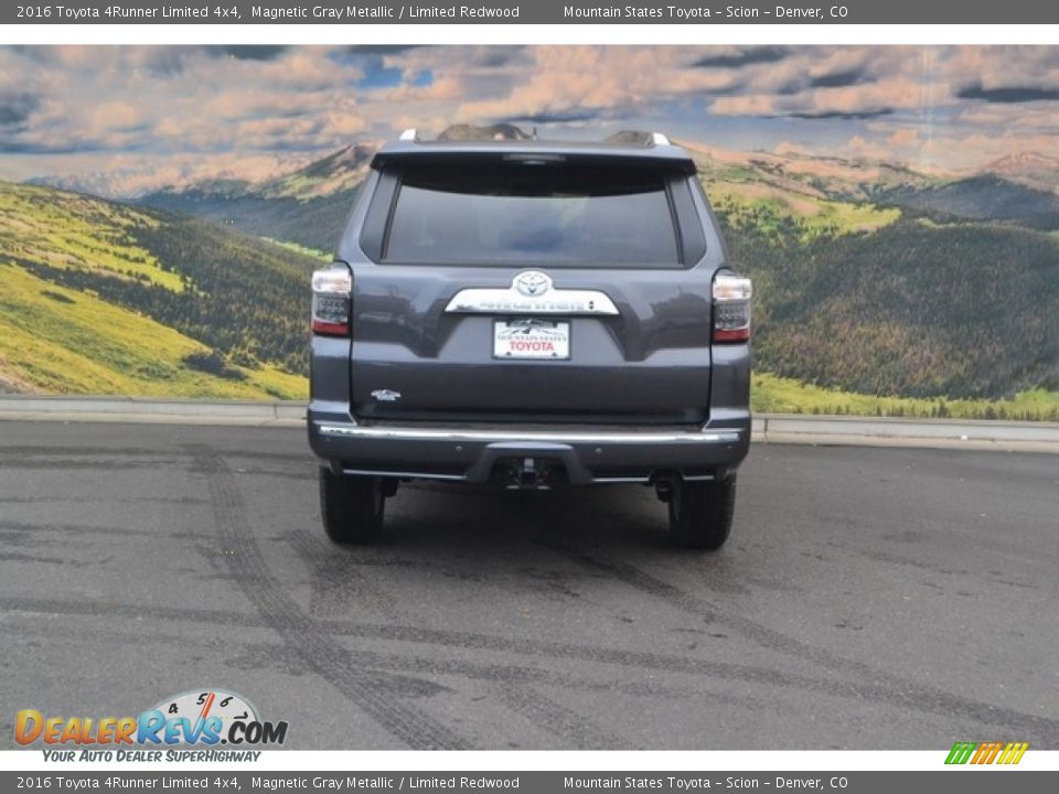 2016 Toyota 4Runner Limited 4x4 Magnetic Gray Metallic / Limited Redwood Photo #4
