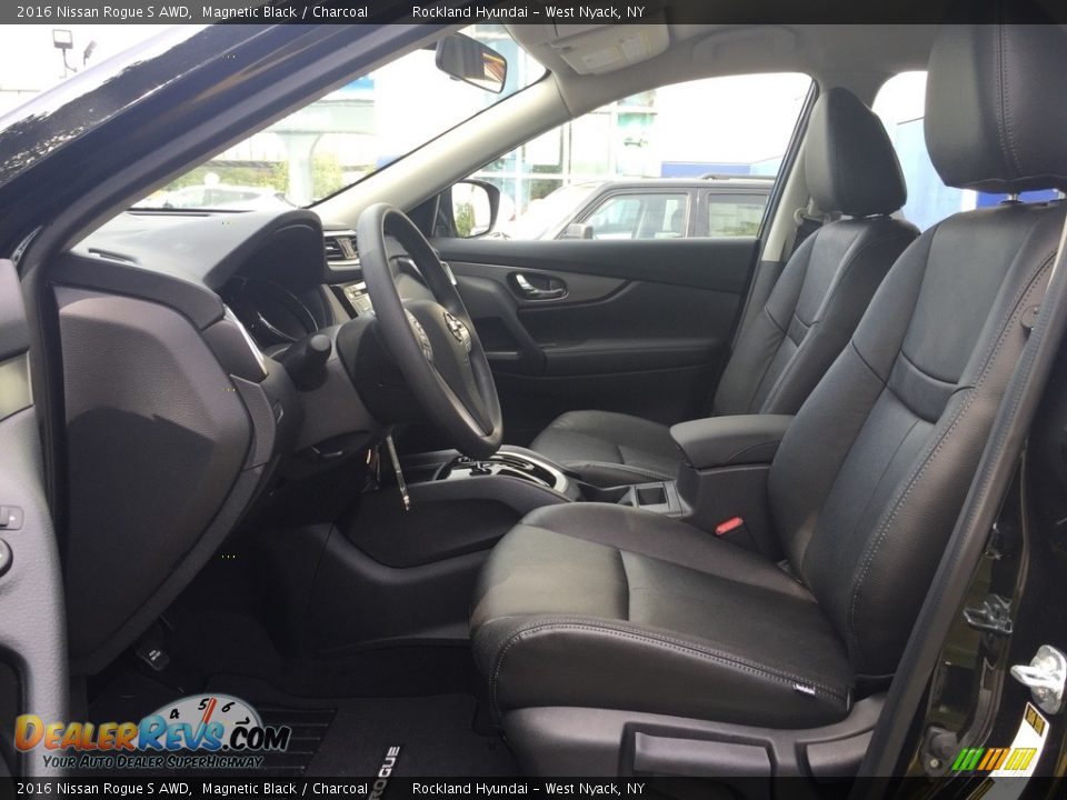 2016 Nissan Rogue S AWD Magnetic Black / Charcoal Photo #10