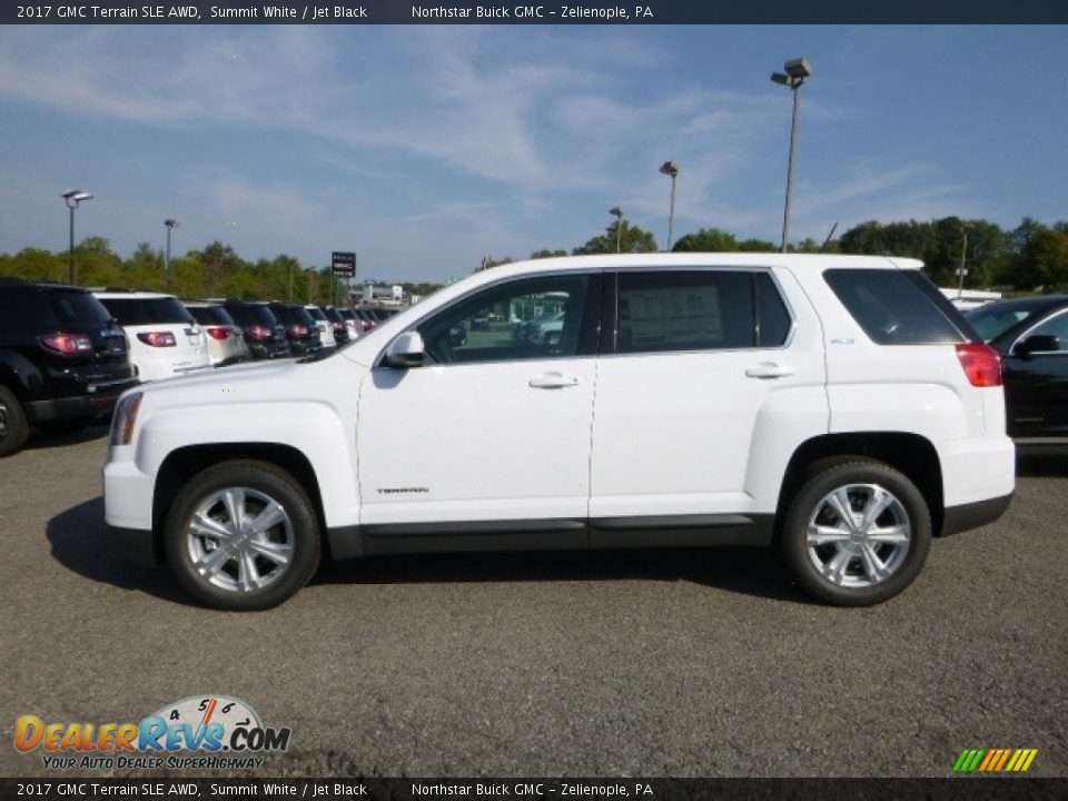2017 GMC Terrain SLE AWD Summit White / Jet Black Photo #2