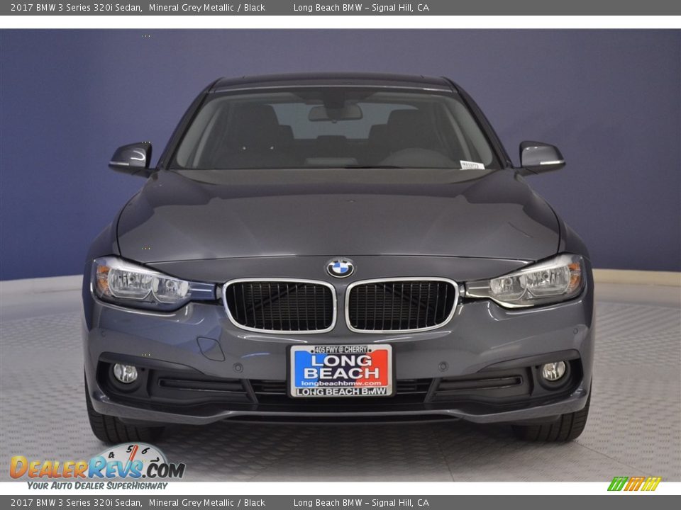 2017 BMW 3 Series 320i Sedan Mineral Grey Metallic / Black Photo #2