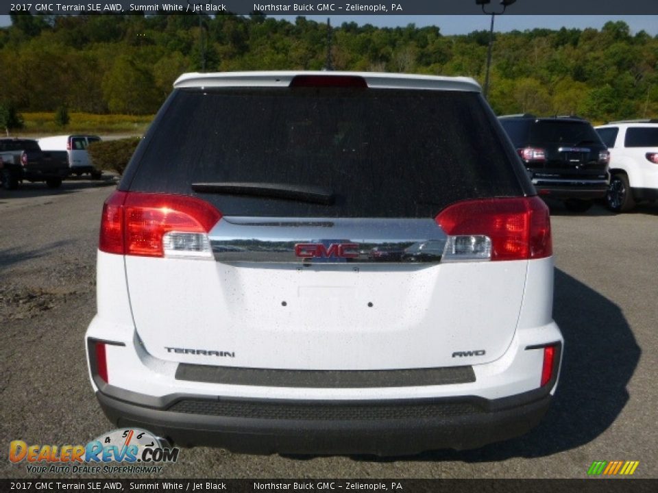 2017 GMC Terrain SLE AWD Summit White / Jet Black Photo #5