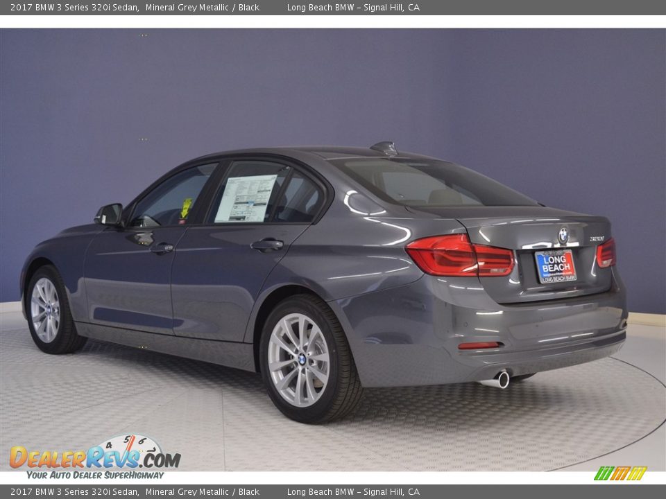 2017 BMW 3 Series 320i Sedan Mineral Grey Metallic / Black Photo #4