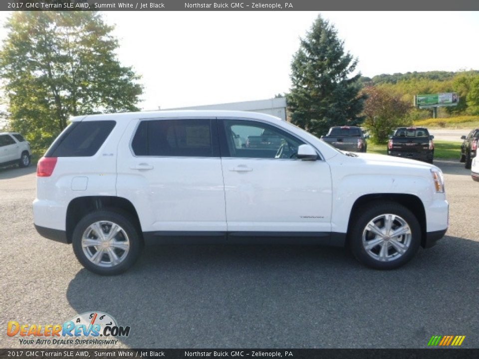 2017 GMC Terrain SLE AWD Summit White / Jet Black Photo #7