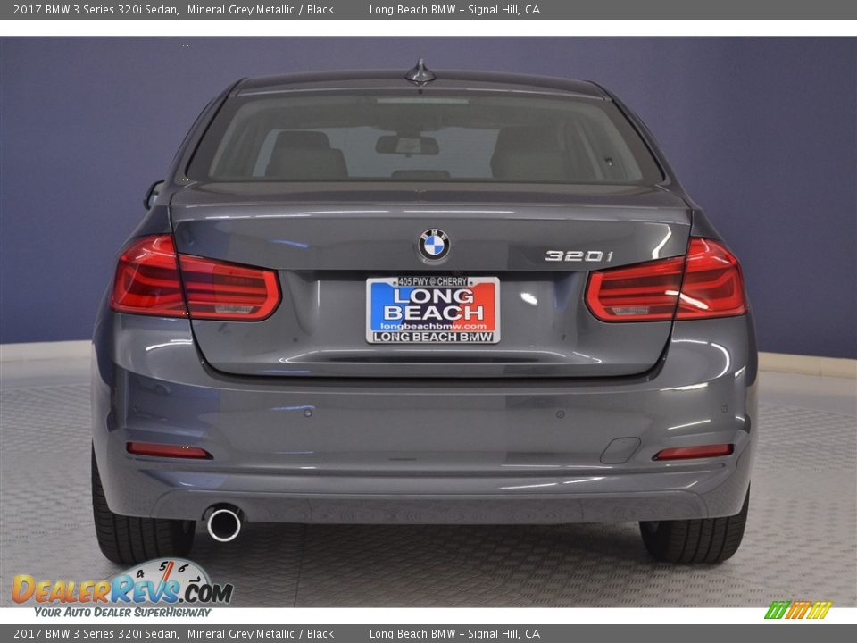 2017 BMW 3 Series 320i Sedan Mineral Grey Metallic / Black Photo #5