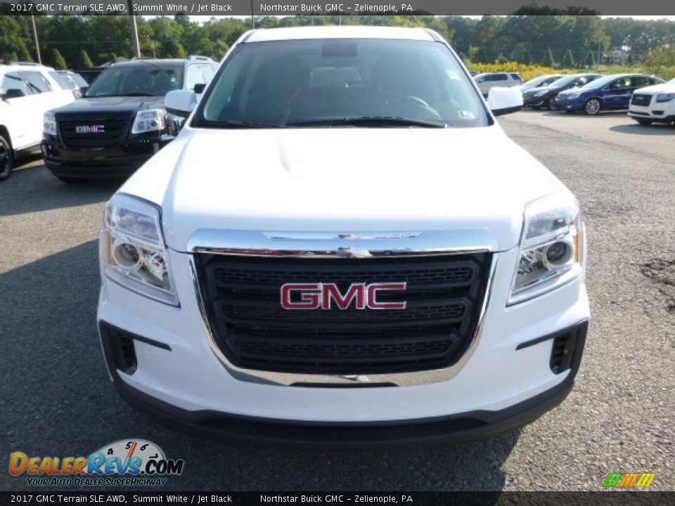 2017 GMC Terrain SLE AWD Summit White / Jet Black Photo #11