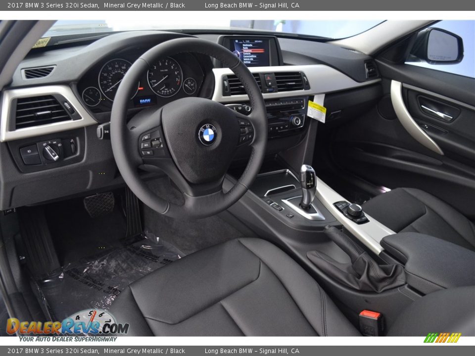 2017 BMW 3 Series 320i Sedan Mineral Grey Metallic / Black Photo #8