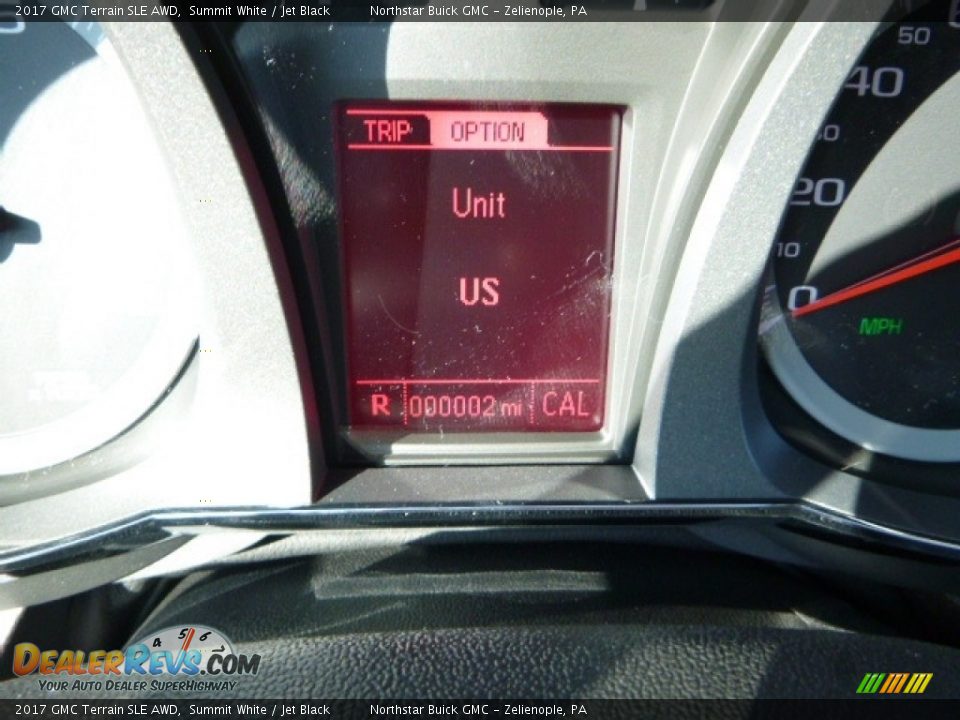 2017 GMC Terrain SLE AWD Summit White / Jet Black Photo #18