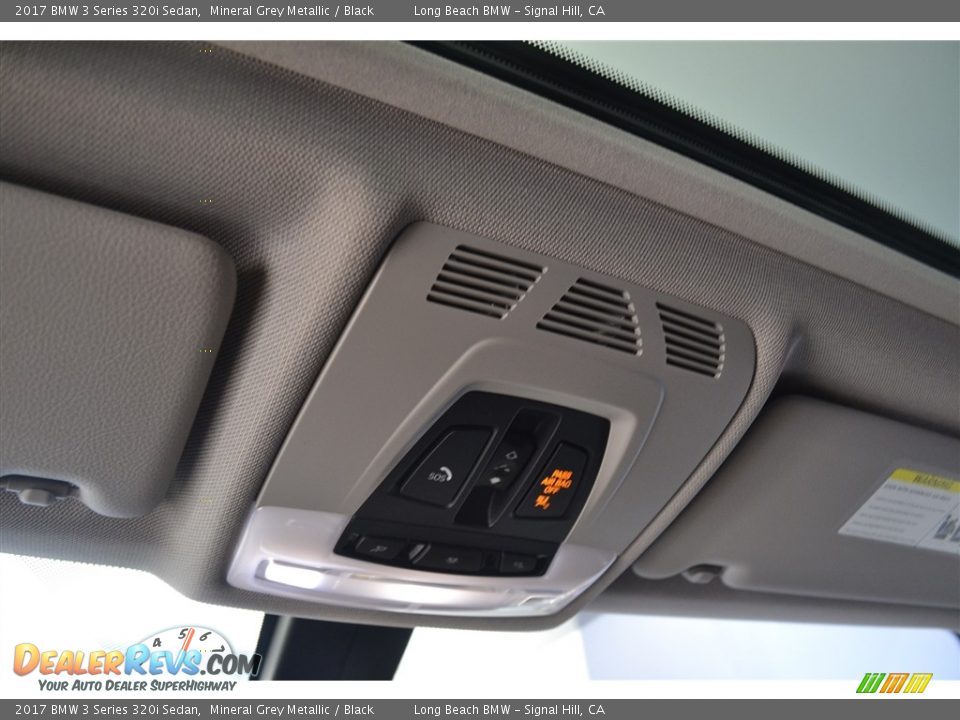2017 BMW 3 Series 320i Sedan Mineral Grey Metallic / Black Photo #14