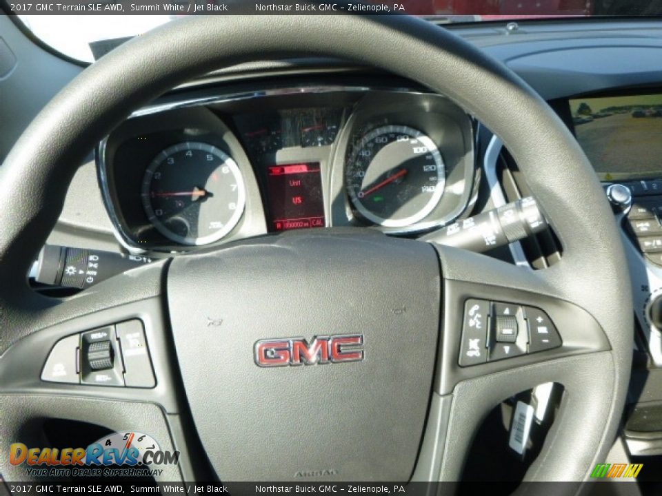 2017 GMC Terrain SLE AWD Summit White / Jet Black Photo #19