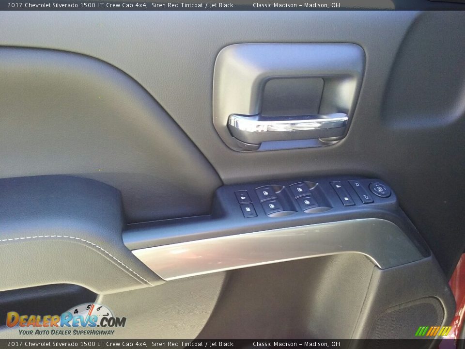 2017 Chevrolet Silverado 1500 LT Crew Cab 4x4 Siren Red Tintcoat / Jet Black Photo #3