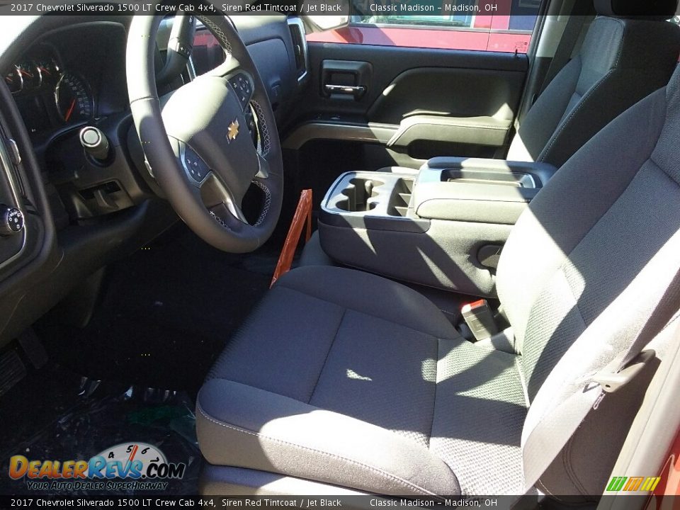 2017 Chevrolet Silverado 1500 LT Crew Cab 4x4 Siren Red Tintcoat / Jet Black Photo #4