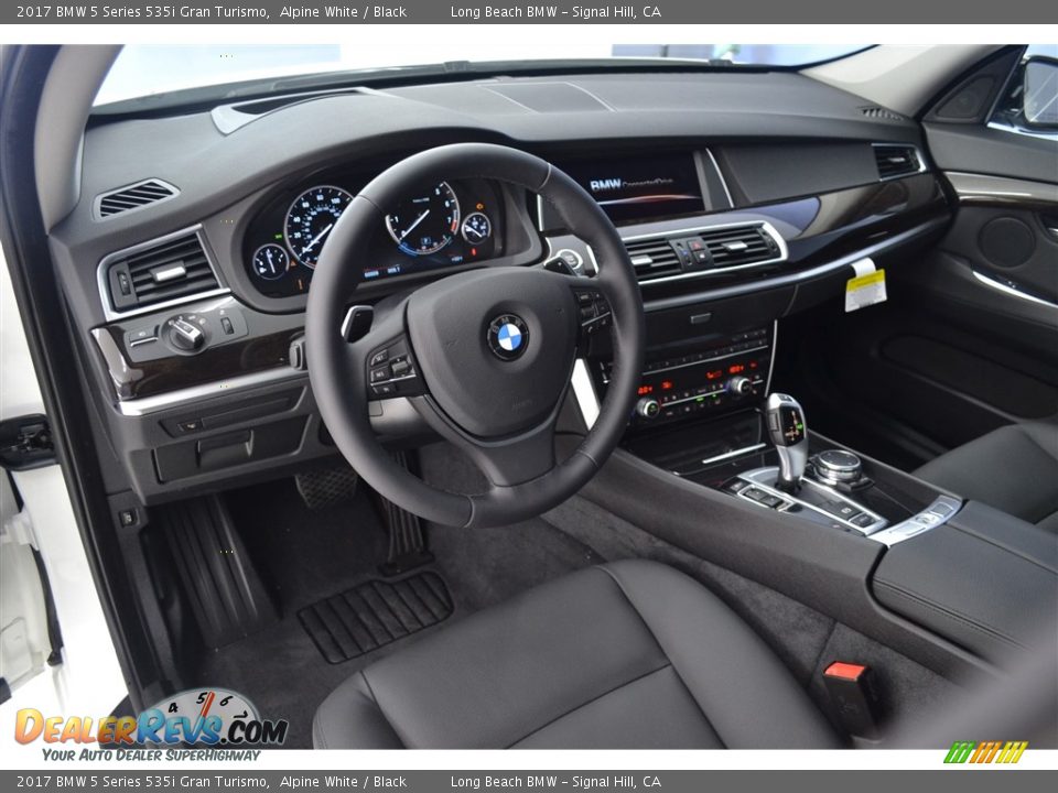Black Interior - 2017 BMW 5 Series 535i Gran Turismo Photo #8