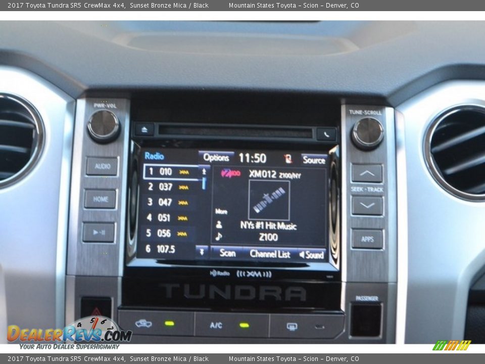 Controls of 2017 Toyota Tundra SR5 CrewMax 4x4 Photo #6