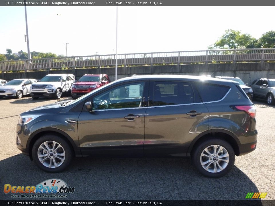 2017 Ford Escape SE 4WD Magnetic / Charcoal Black Photo #6