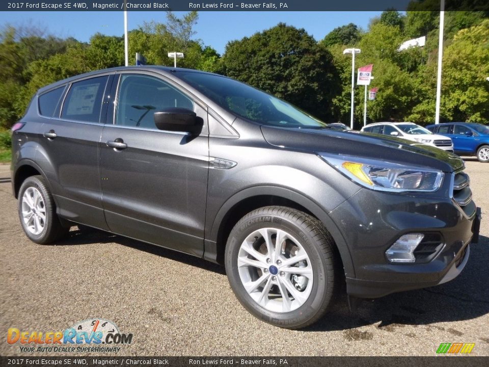 2017 Ford Escape SE 4WD Magnetic / Charcoal Black Photo #9