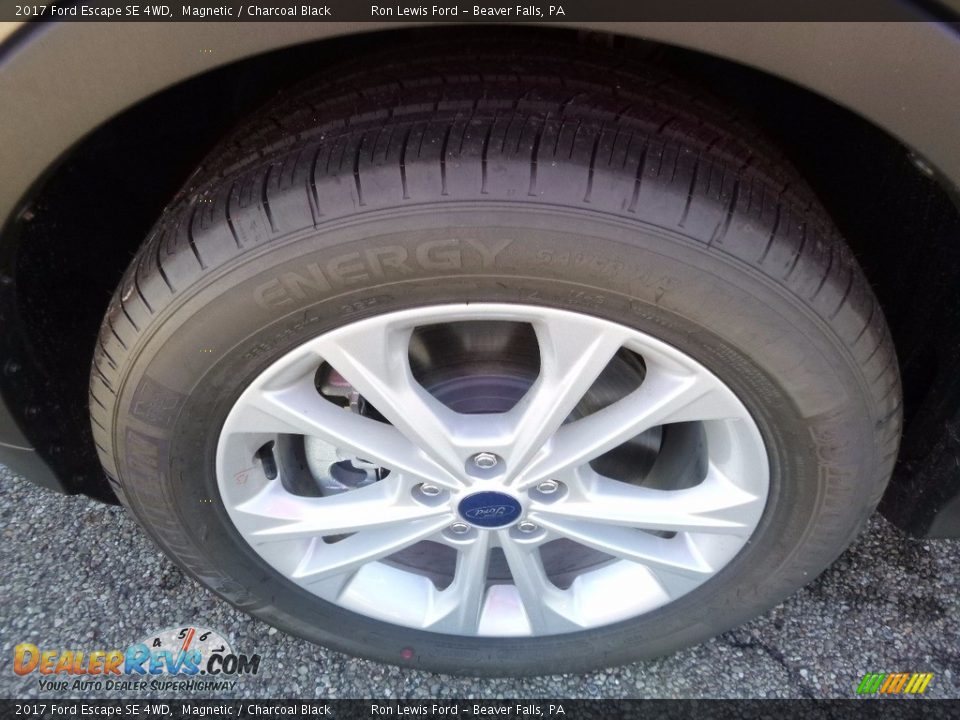 2017 Ford Escape SE 4WD Magnetic / Charcoal Black Photo #10