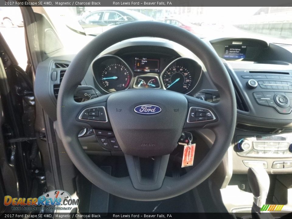 2017 Ford Escape SE 4WD Magnetic / Charcoal Black Photo #16