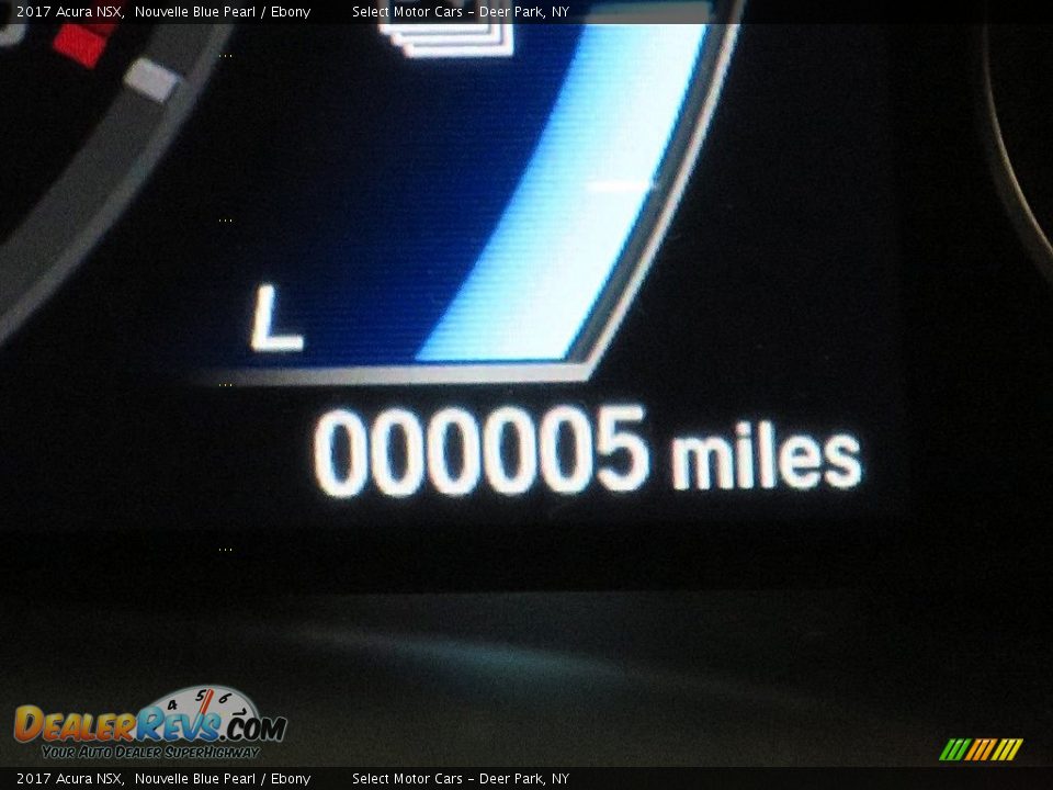 2017 Acura NSX Nouvelle Blue Pearl / Ebony Photo #16