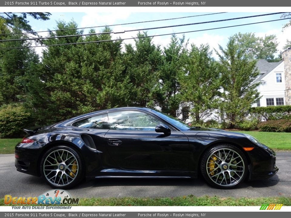 Black 2015 Porsche 911 Turbo S Coupe Photo #7